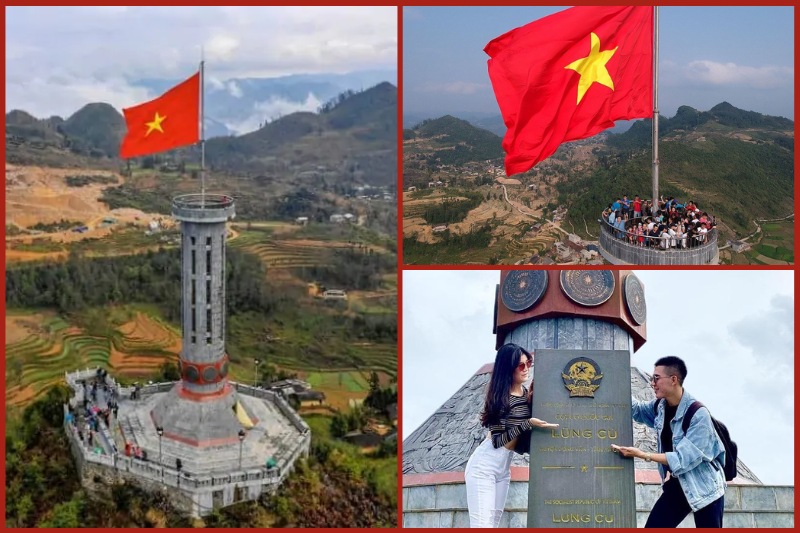 Lung Cu flagpole in Ha Giang